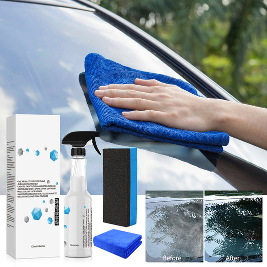 All-in-One Car Cleaning Spray: Wash Your Car Without Water, Hassle, or Harsh Chemicals!