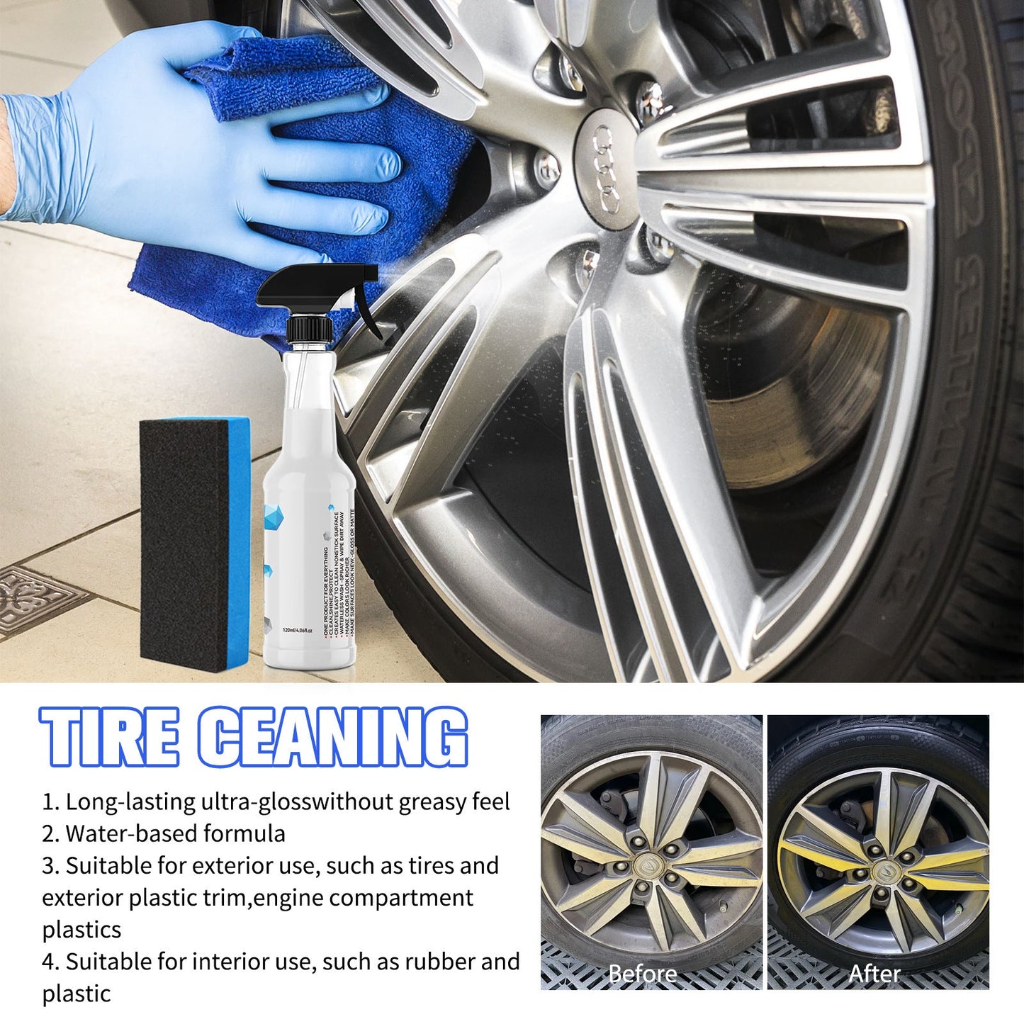 All-in-One Car Cleaning Spray: Wash Your Car Without Water, Hassle, or Harsh Chemicals!