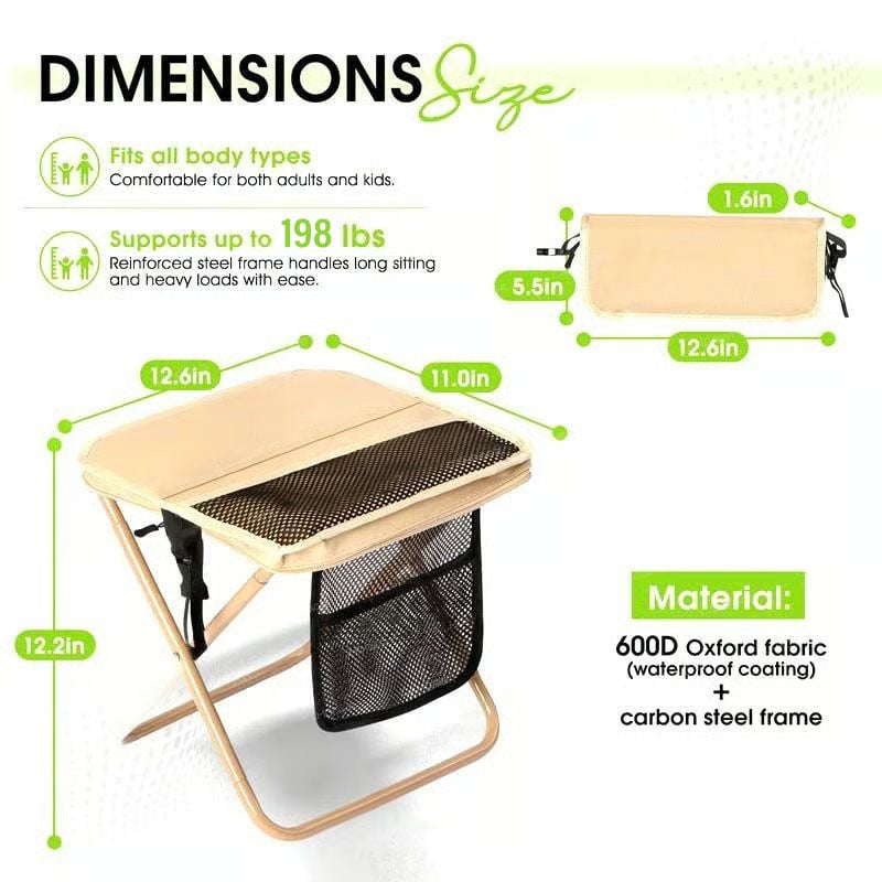 🔥LAST DAY SALE-60% OFF🔥-Camping Chairs, Christmas first choice, 1.5 lbs ultra light