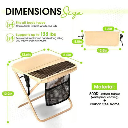 🔥LAST DAY SALE-60% OFF🔥-Camping Chairs, Christmas first choice, 1.5 lbs ultra light