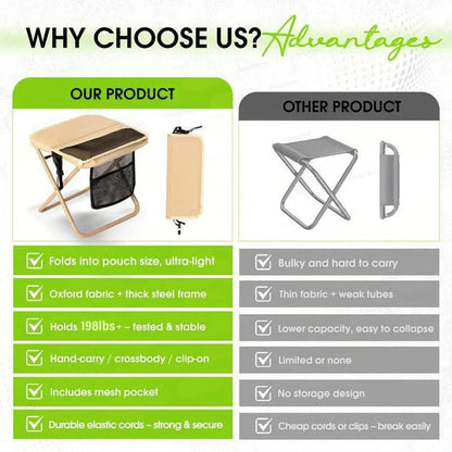 🔥LAST DAY SALE-60% OFF🔥-Camping Chairs, Christmas first choice, 1.5 lbs ultra light