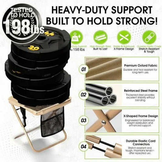 🔥LAST DAY SALE-60% OFF🔥-Camping Chairs, Christmas first choice, 1.5 lbs ultra light
