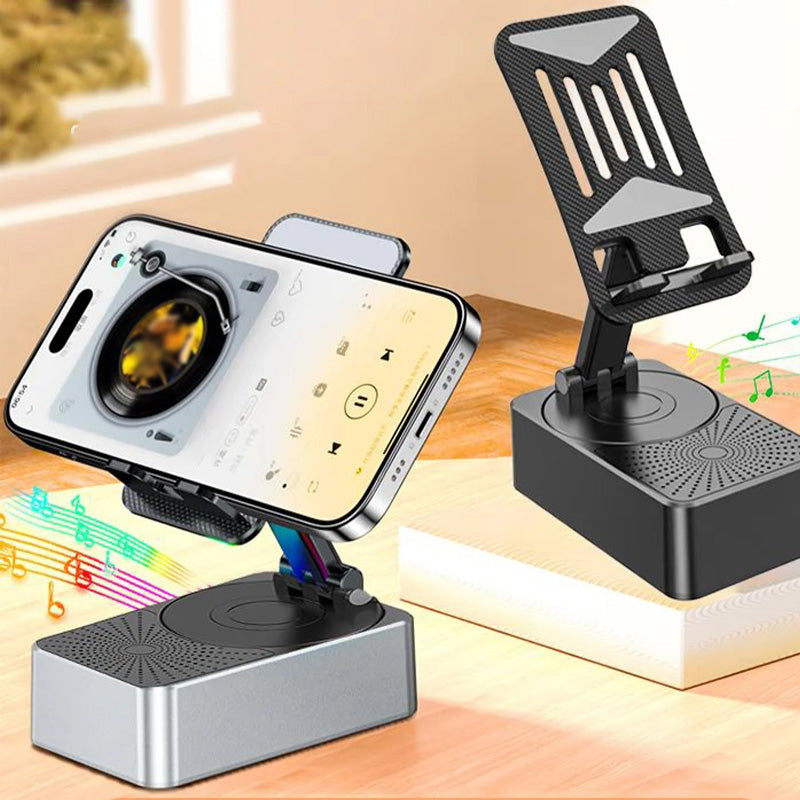🎁Gift Choice - 3 in1 - Wireless Bluetooth Speaker, Charging Station, Phone Stand